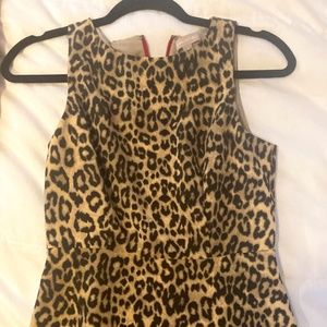 Banana Republic Womens Peplum Leopard Top - Size 0